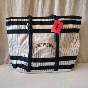 Brewers Classic Stripe Tote Bag
